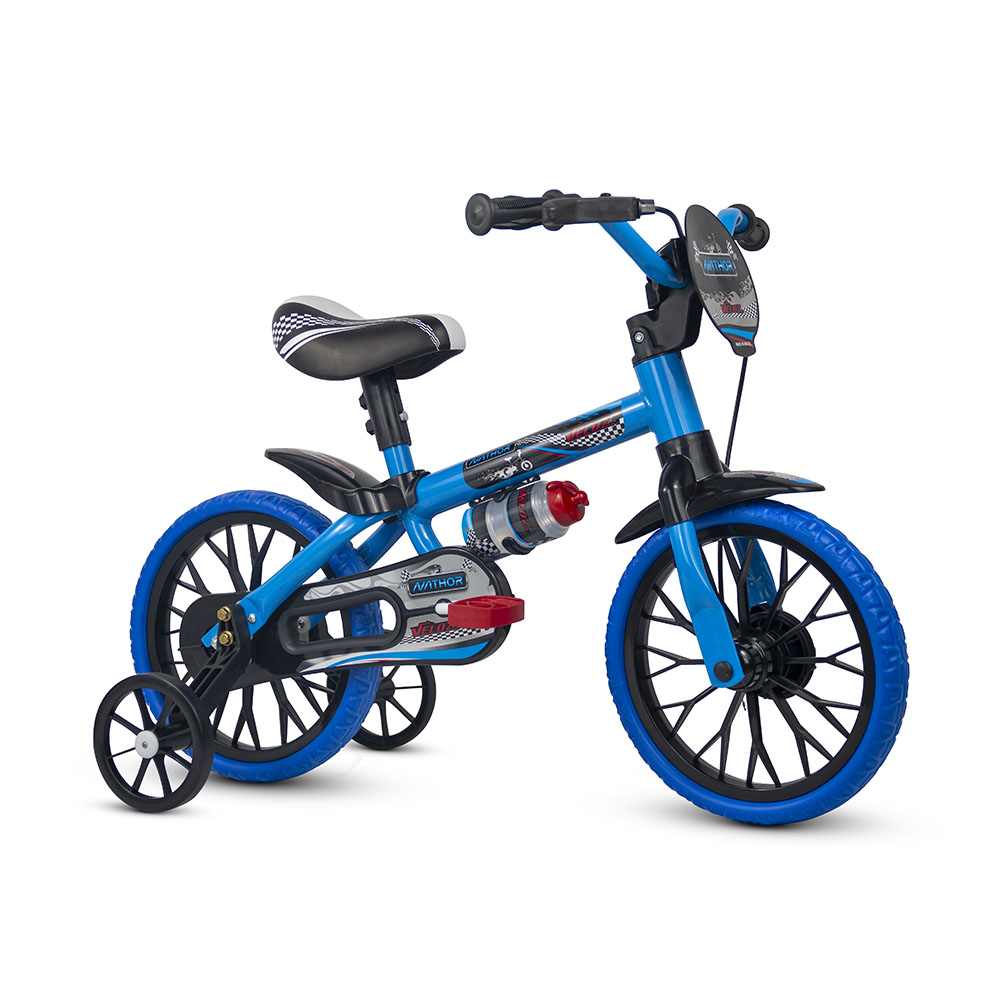 Bicicleta infantil aro 12 veloz com selim em pu