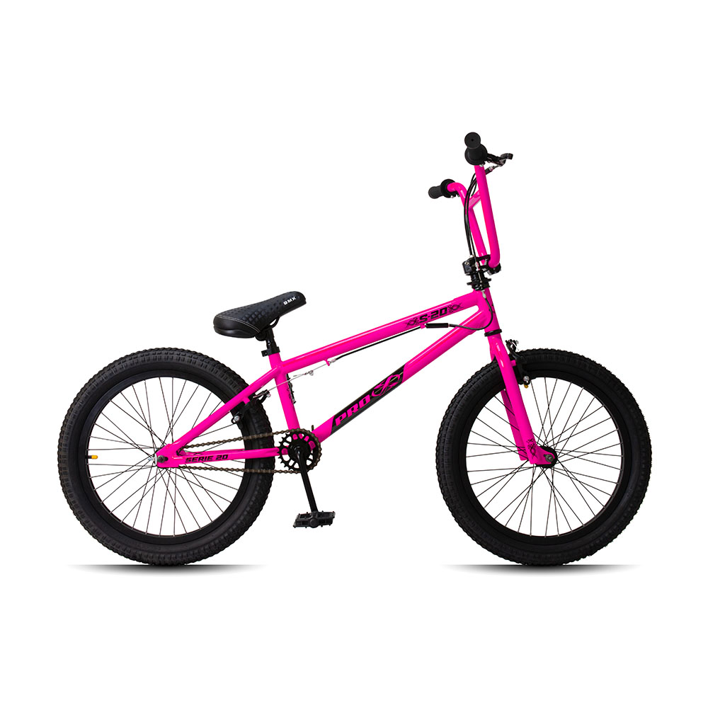 Bicicleta bmx prox serie 20 rosa neon