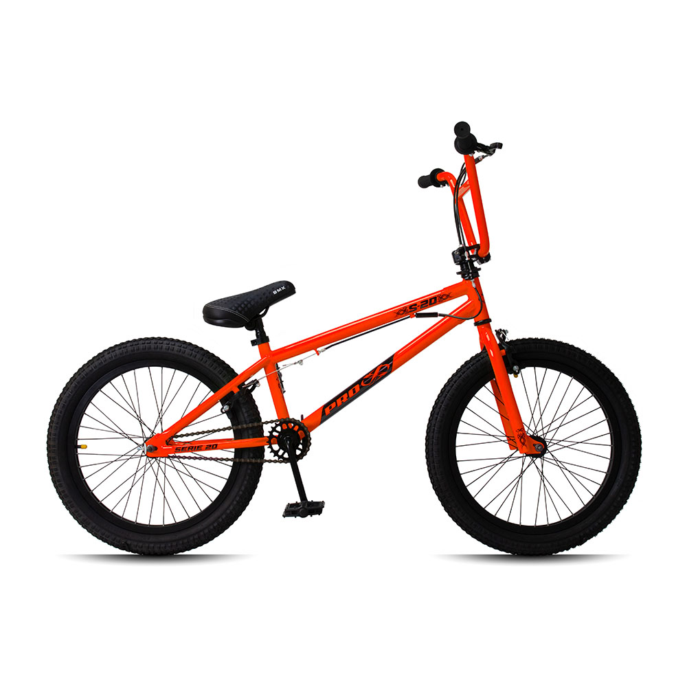 Bicicleta bmx prox serie 20 laranja neon