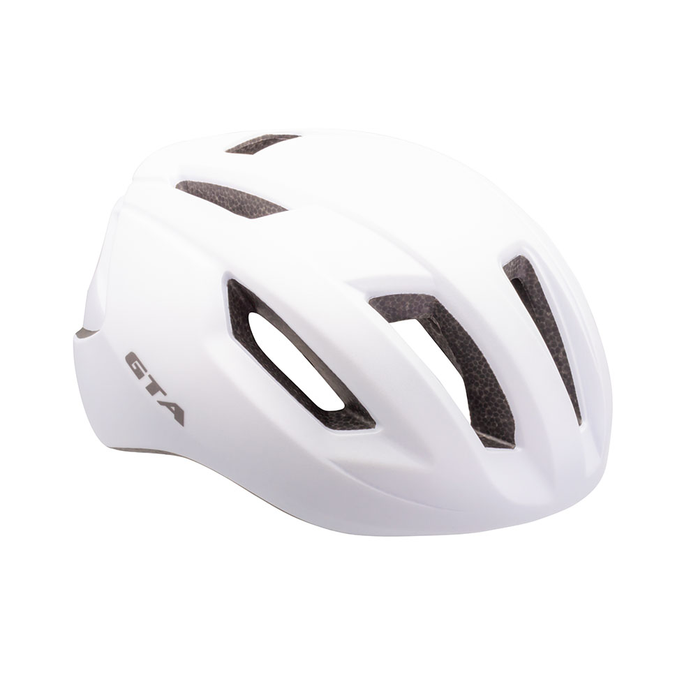 Capacete inmold road rider 58/62 14 furos branco