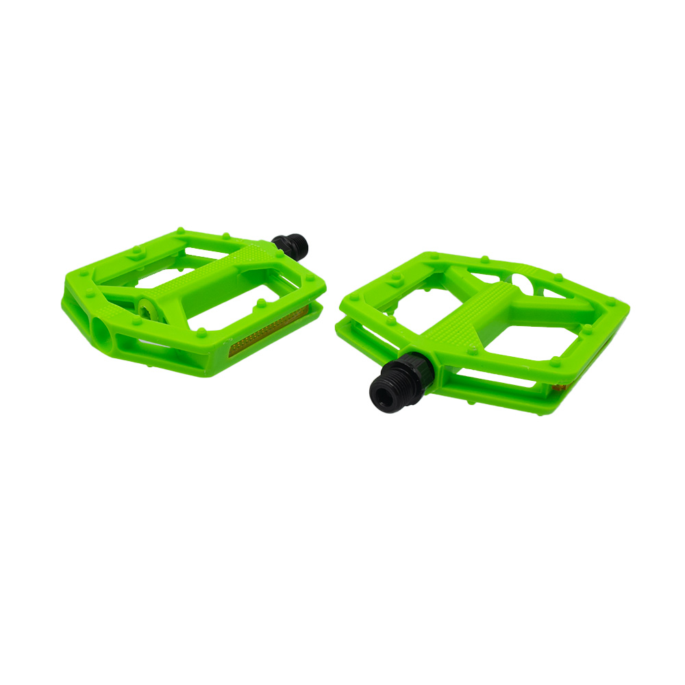 Pedal rider 1/2 plataforma nylon verde com bucha du