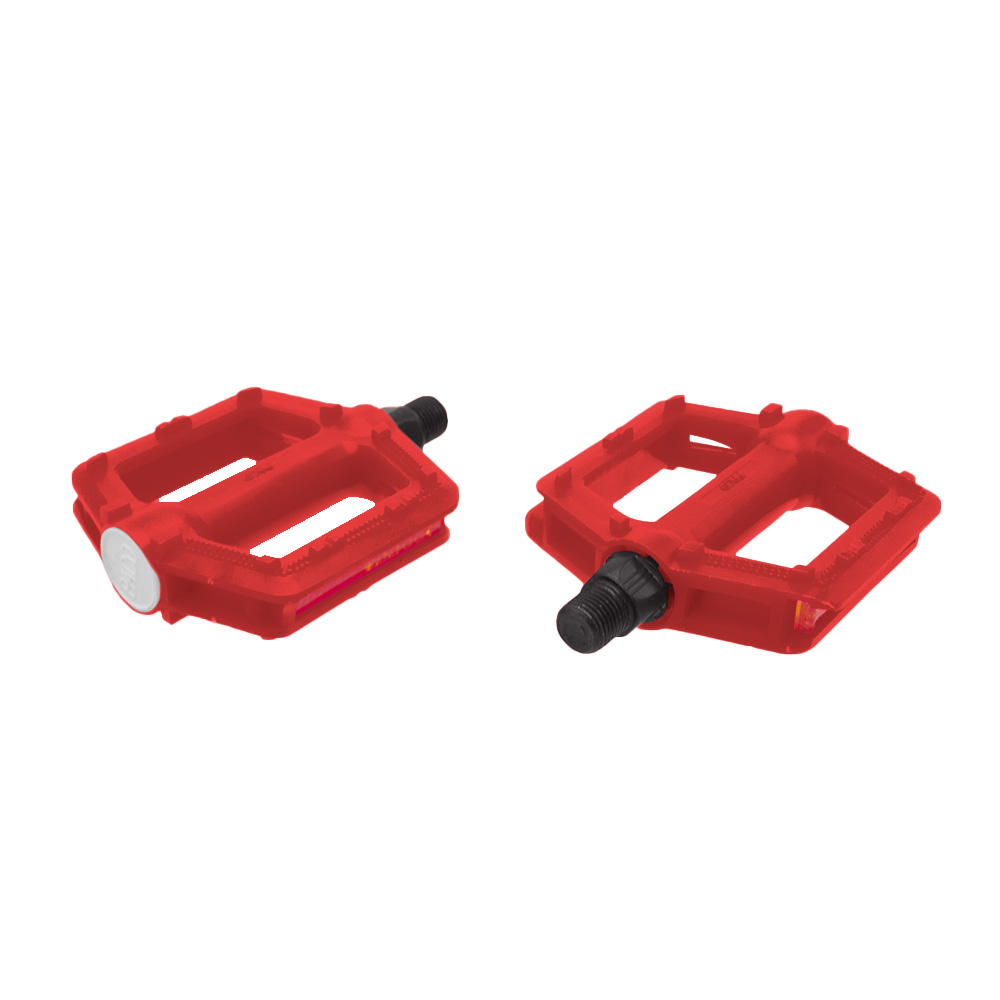 Pedal infantil 1/2 plataforma nylon vermelho sem esfera