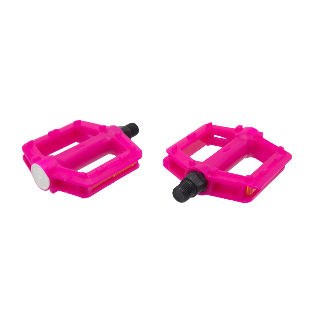 Pedal infantil 1/2 plataforma nylon rosa sem esfera