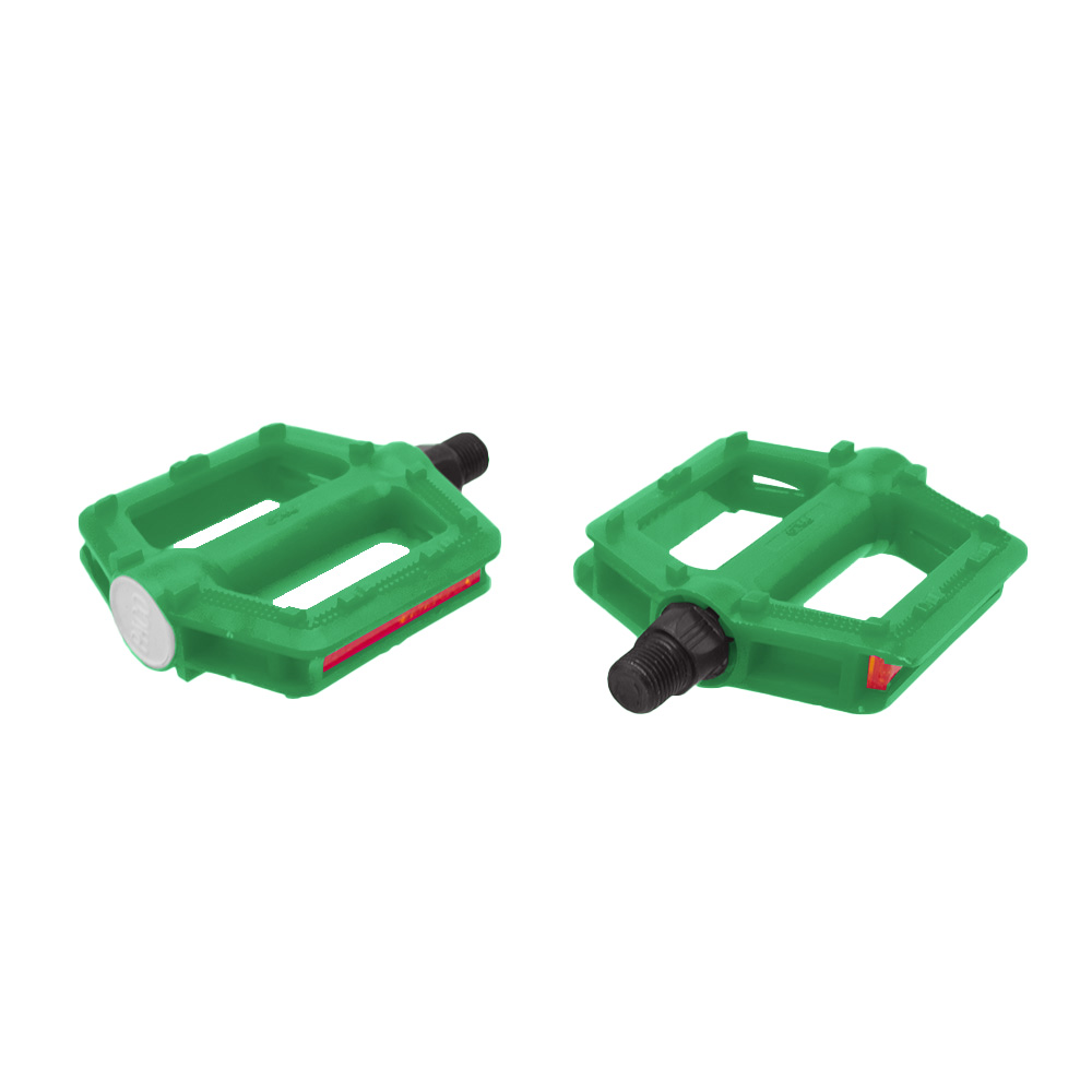 Pedal infantil 1/2 plataforma nylon verde sem esfera