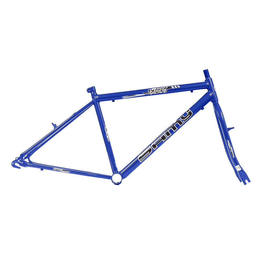 Quadro 24 mtb masculino export azul com garfo