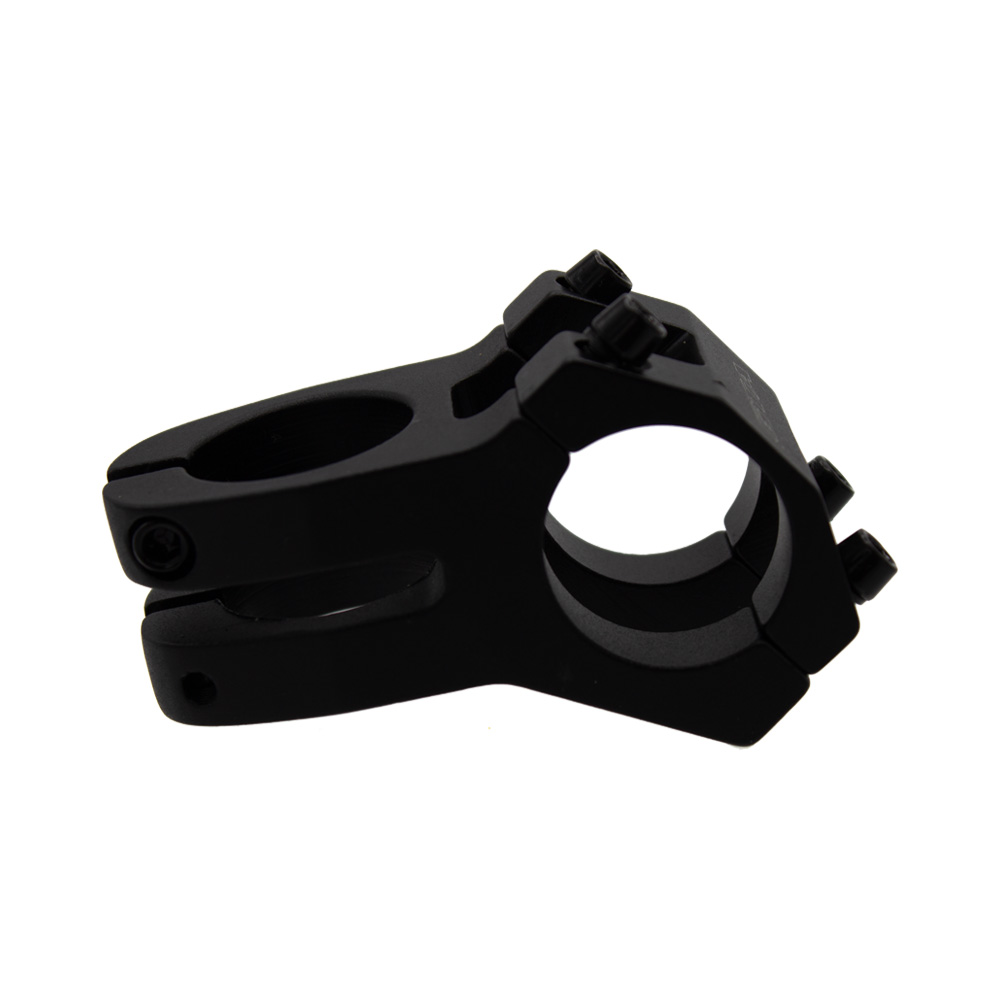 Suporte de guidão em alumínio aheadset 45mm 0° 31.8mm preto