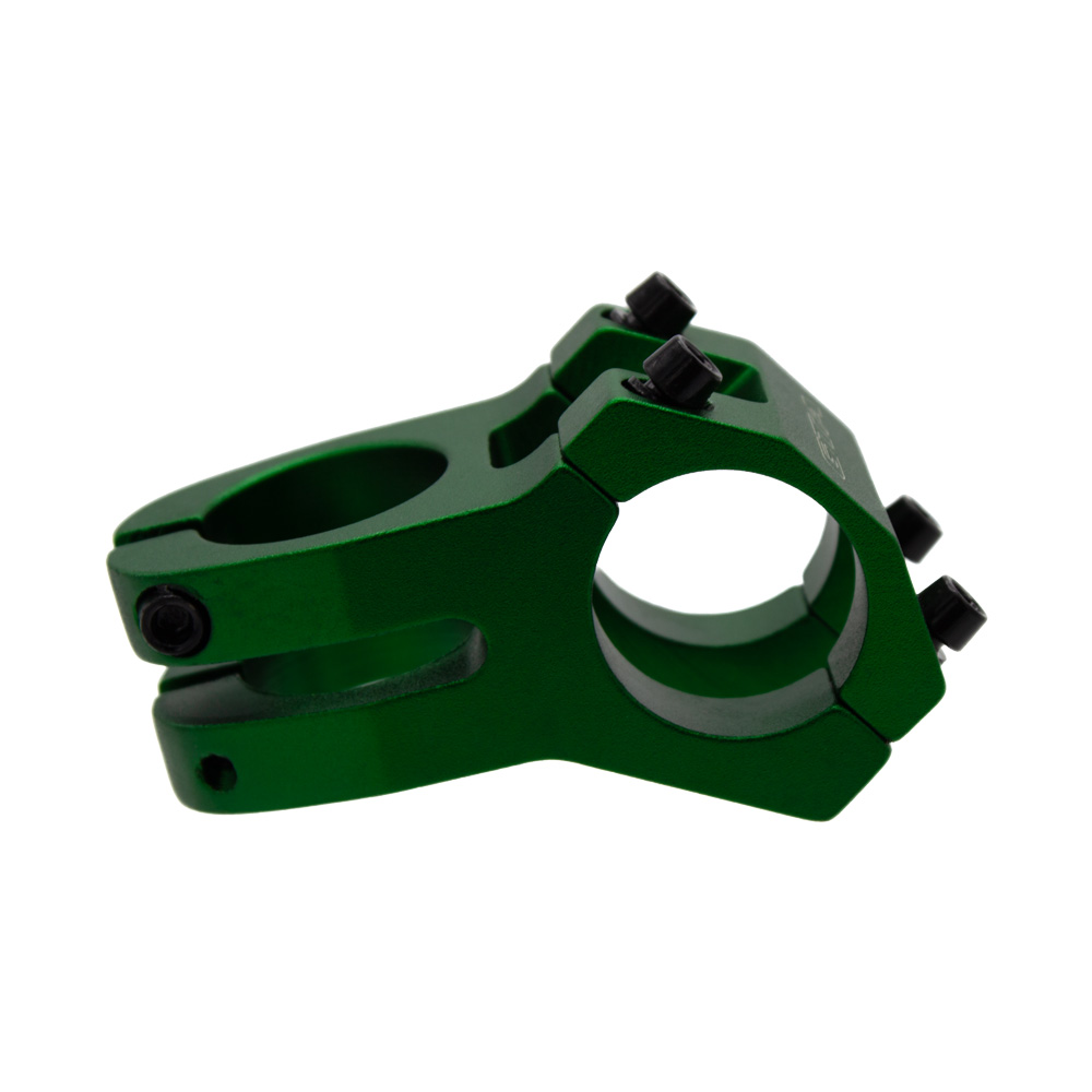 Suporte de guidão em alumínio aheadset 45mm 0° 31.8mm verde