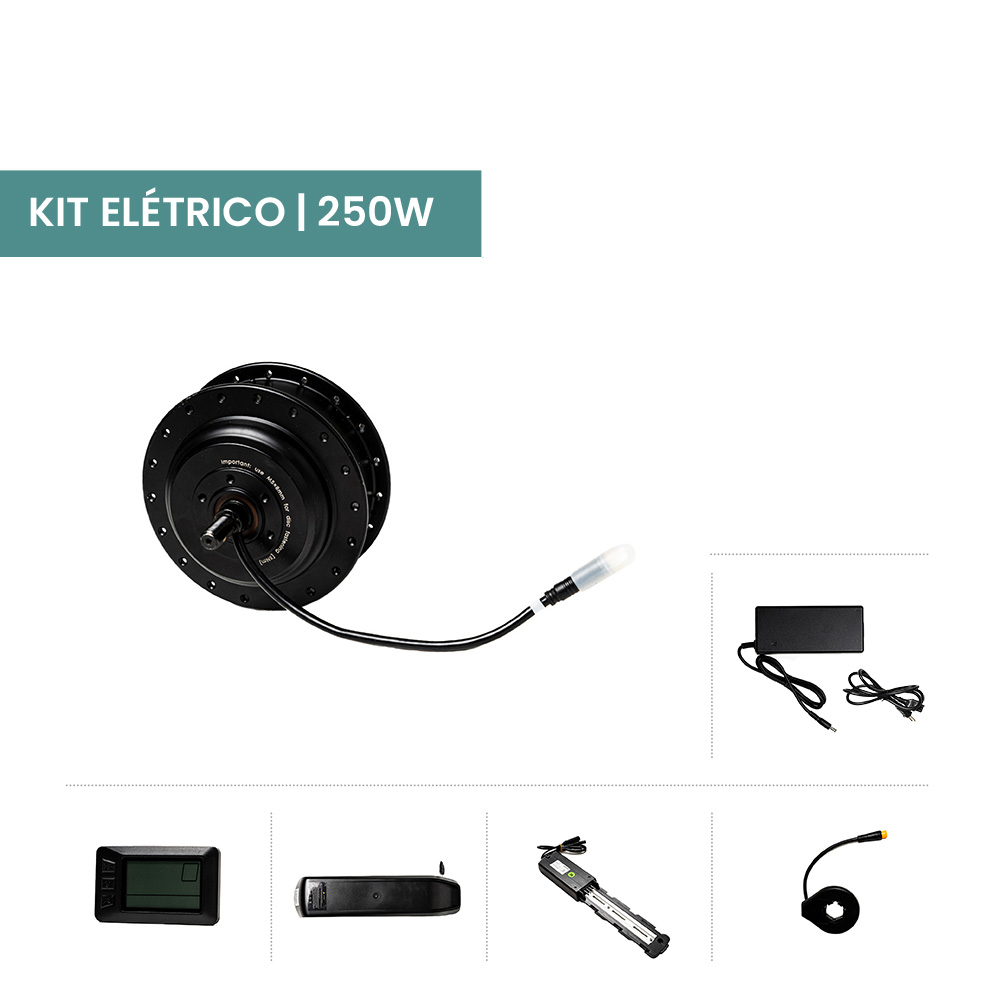 Kit motor elétrico 250w completo