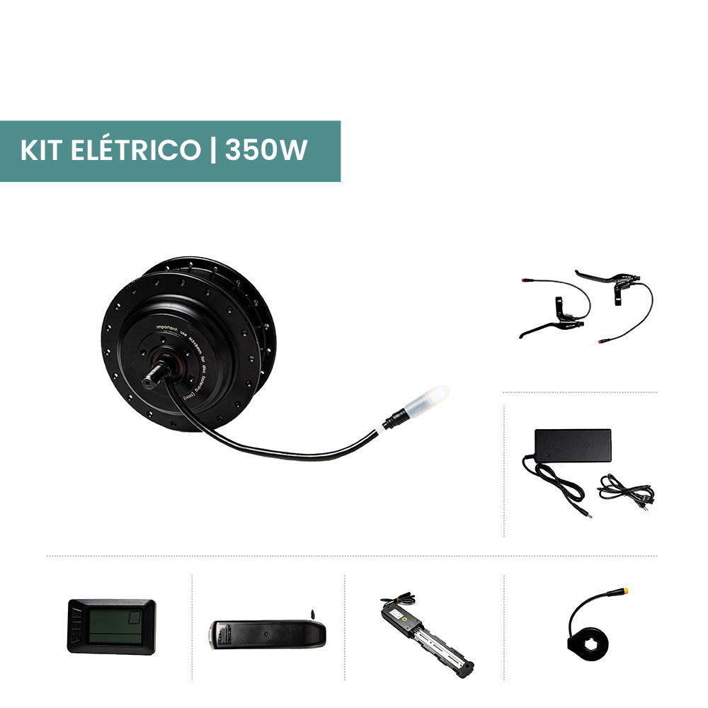 Kit motor elétrico 350w completo